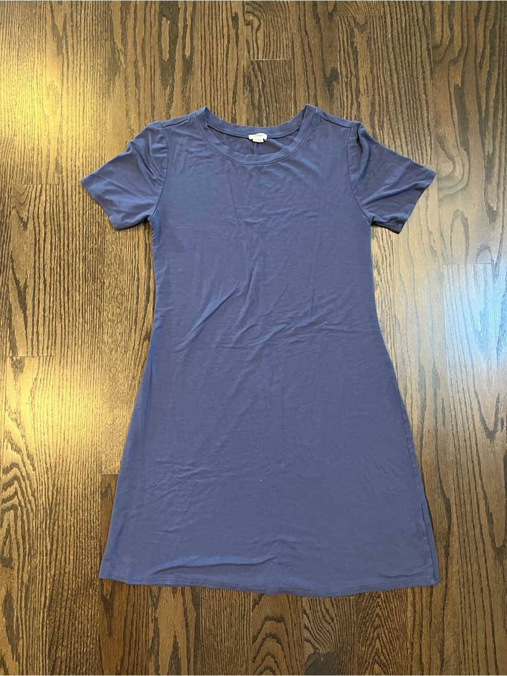Garage dress Simple Short-Sleeve T-Shirt Dress in Deep Blue women’s small